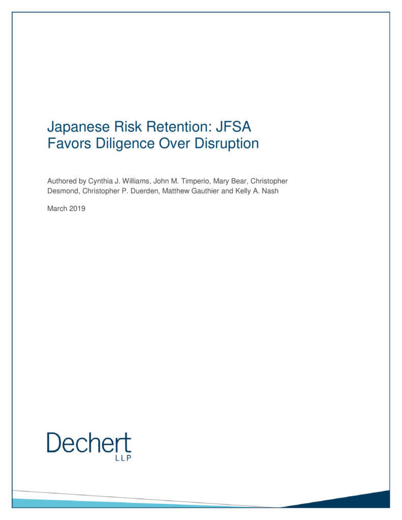 dechert-memo_japanese-risk-retention-jfsa-favors-diligence-over-disruption-march-2019-preview