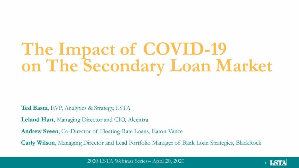 Pages from Secondary Market Webinar (April 20, 2020)