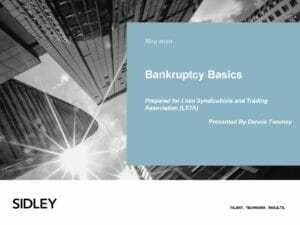 Pages from Bankruptcy Basics (May 14, 2020)