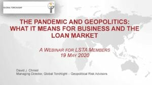 Pages from Geopolitical Analysis and the Pandemic (May 19, 2020)