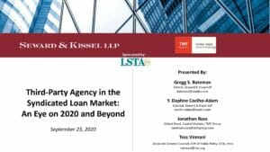 Third Party Loan Agency Webcast (September 23, 2020)