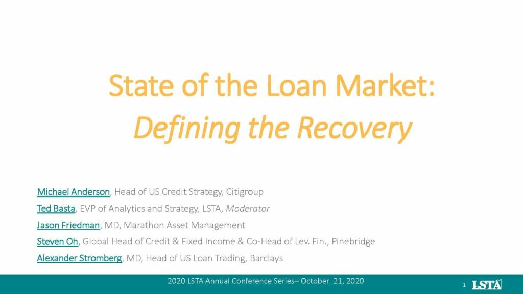 State of the Loan Market_Defining the Recovery (Oct. 21, 2020)