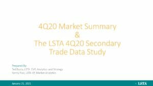 Secondary Trade Settlement Study (Jan 21 2021)