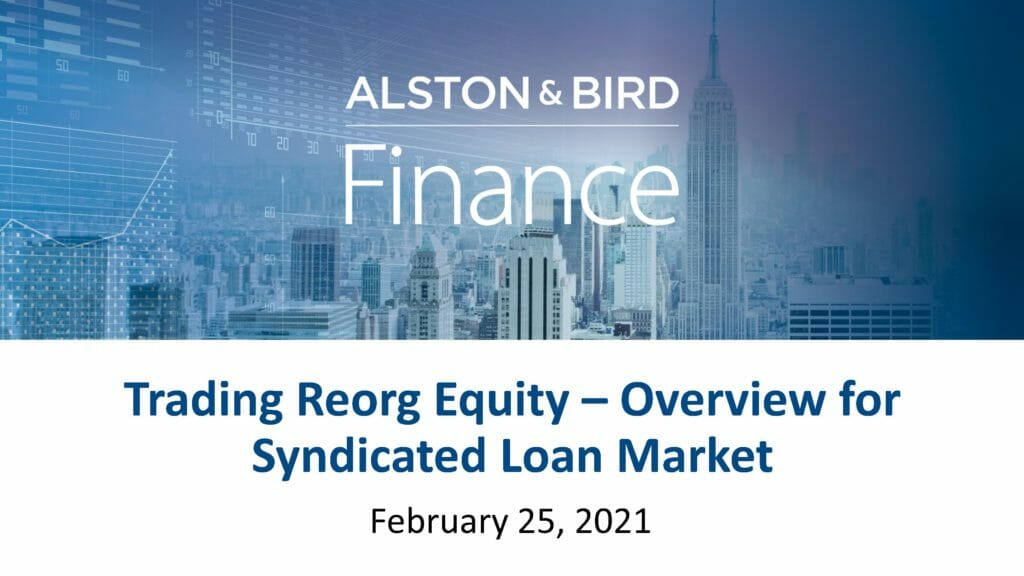 Trading Reorg Equity (Feb 25 2021)