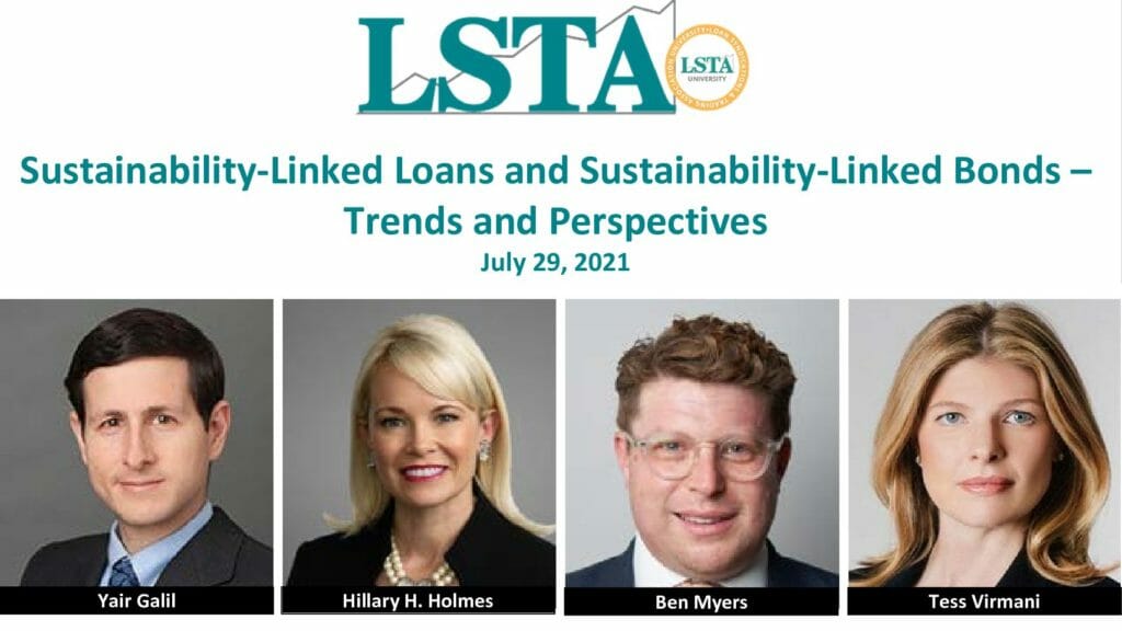 072921 Sustainability-Linked Loans Webcast