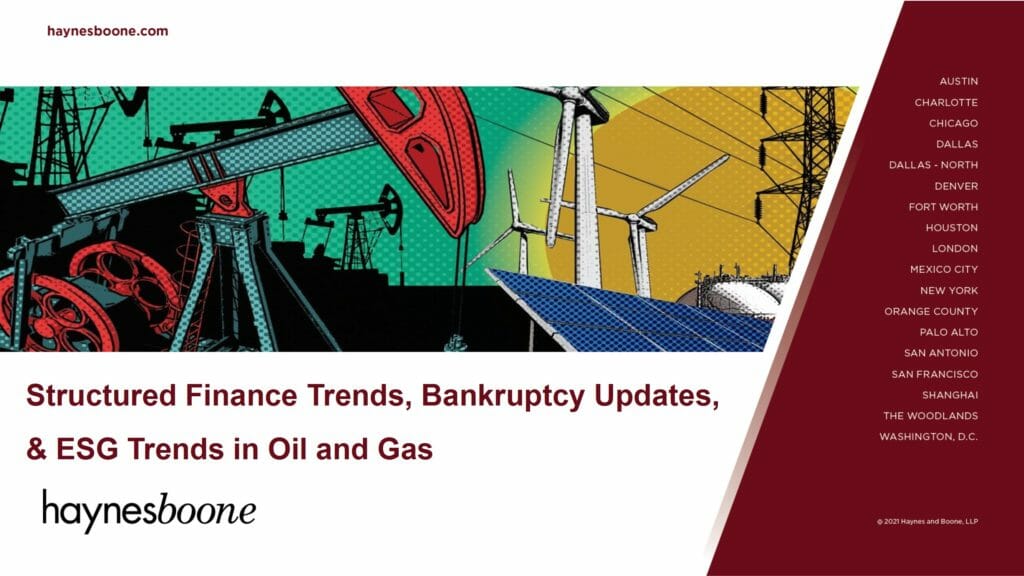 Semi Annual Oil Gas Industry Update (June 1 2021)