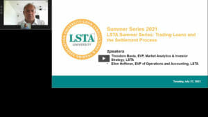 Trading Loans and the Settlement Process – 2021 Summer Series – July 27 2021 Replay