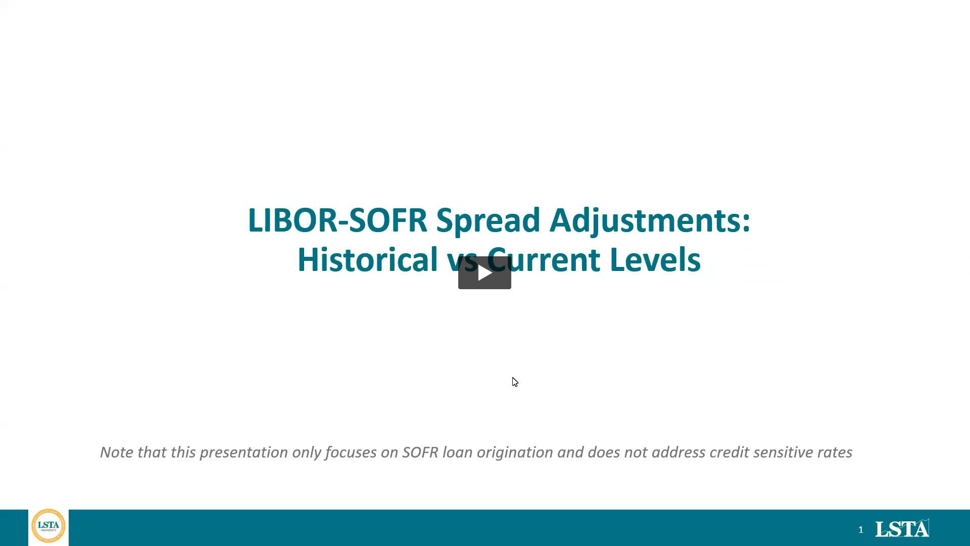 LIBOR-SOFR Spread Adjustments: Historical vs Current Levels Podcasts