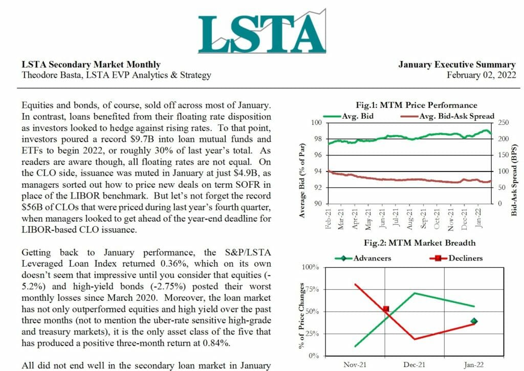 Secondary Market Monthly - January 2022 Executive Summary conv 1