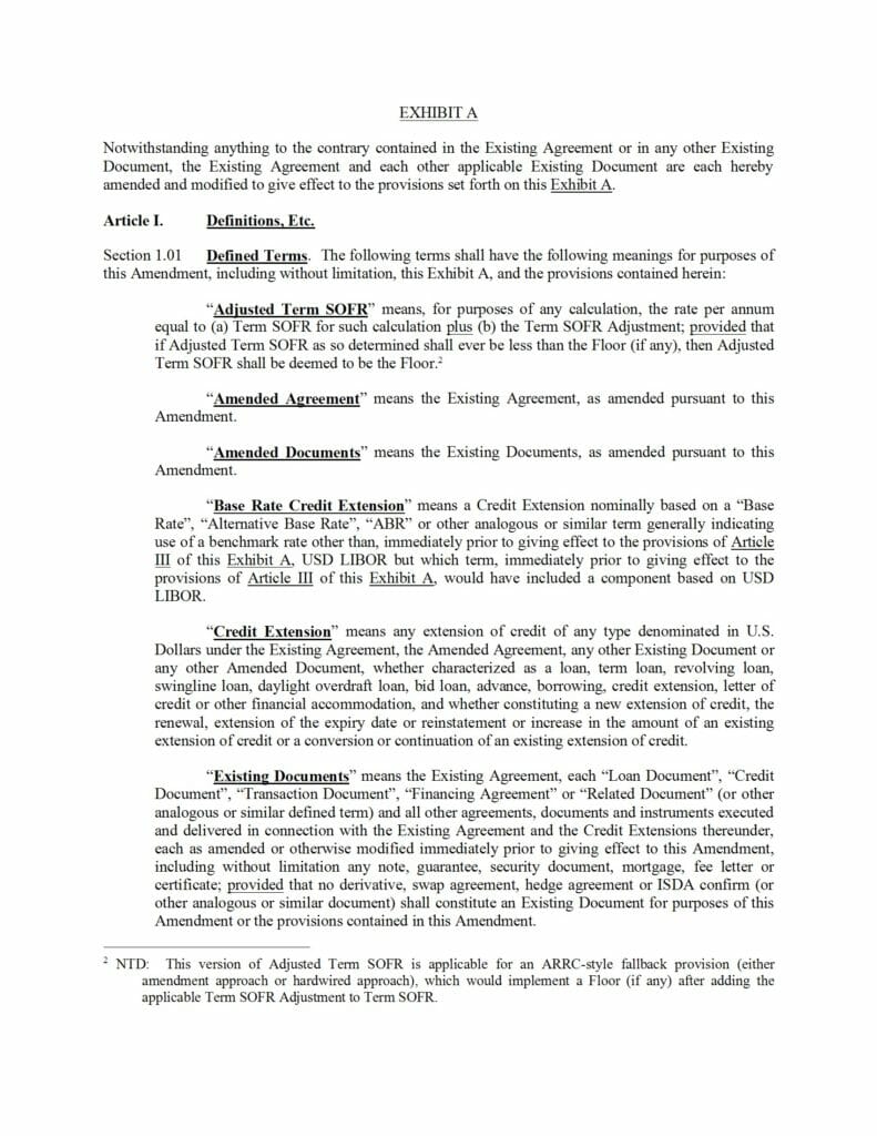 LSTA - Operative Terms to Term SOFR Amendment (Benchmark Replacement Conforming Changes)_(57432253)_(4) conv 2