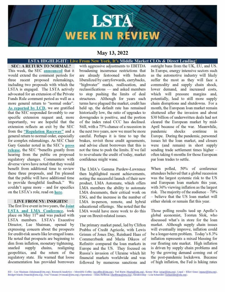 Week in Review 05 13 22