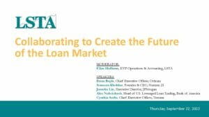 Collaborating to Create Futue of Loan Market_092222