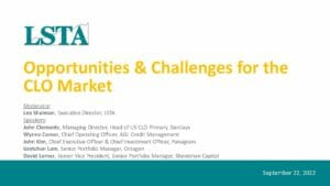 Opportunities and Challenges for the CLO Market_092222