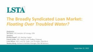 The Broadly Syndicated Loan Market_092222