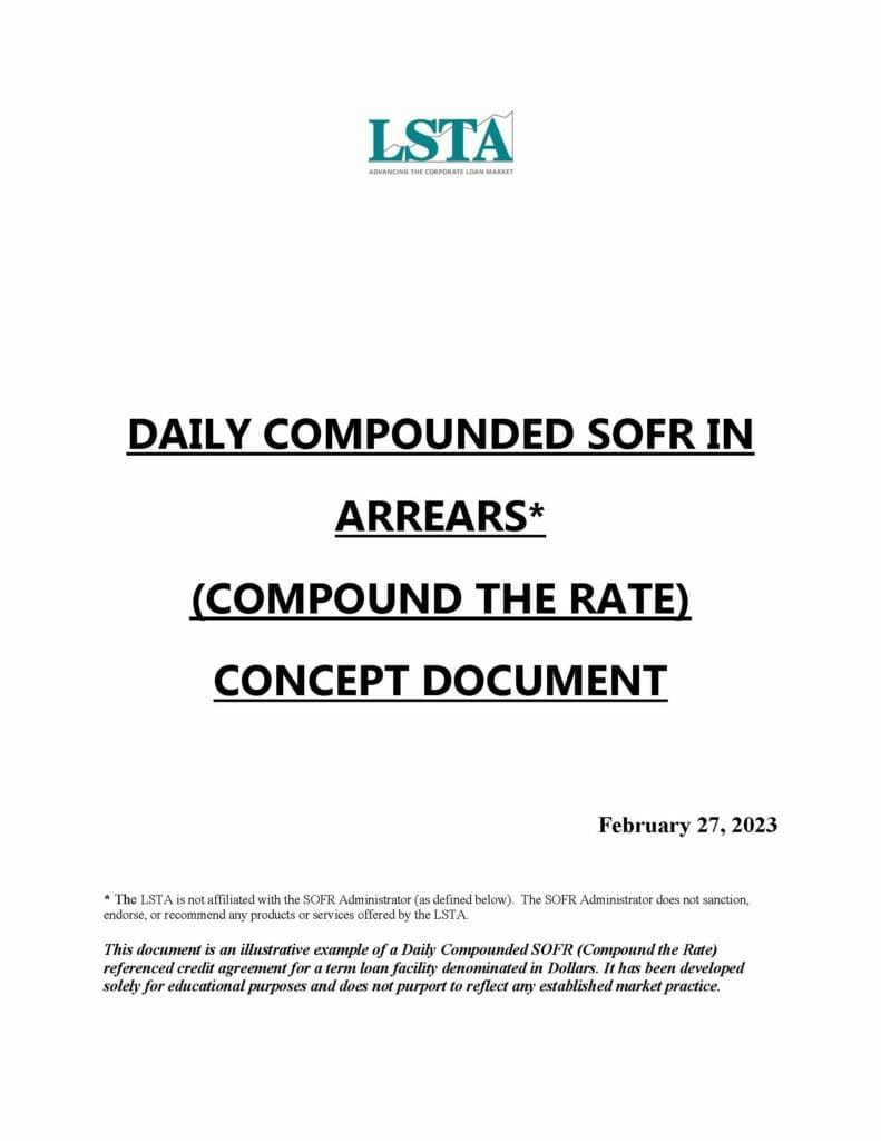 Concept Credit Agreement Compounded SOFR (Feb 27 2023)