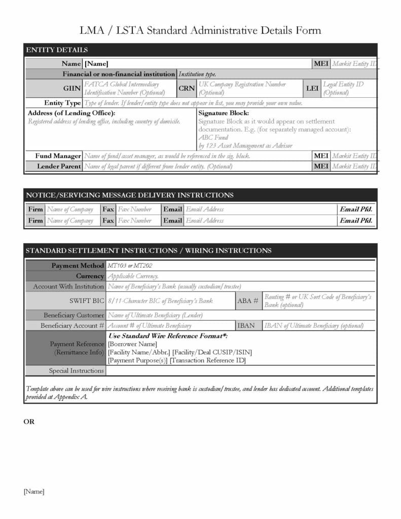 LSTA LMA Administrative Detail Form (March 2 2023)