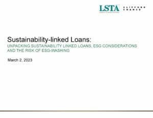 Pages from Sustainability-linked Loans - LSTA Presentation_FINAL Slides_030223