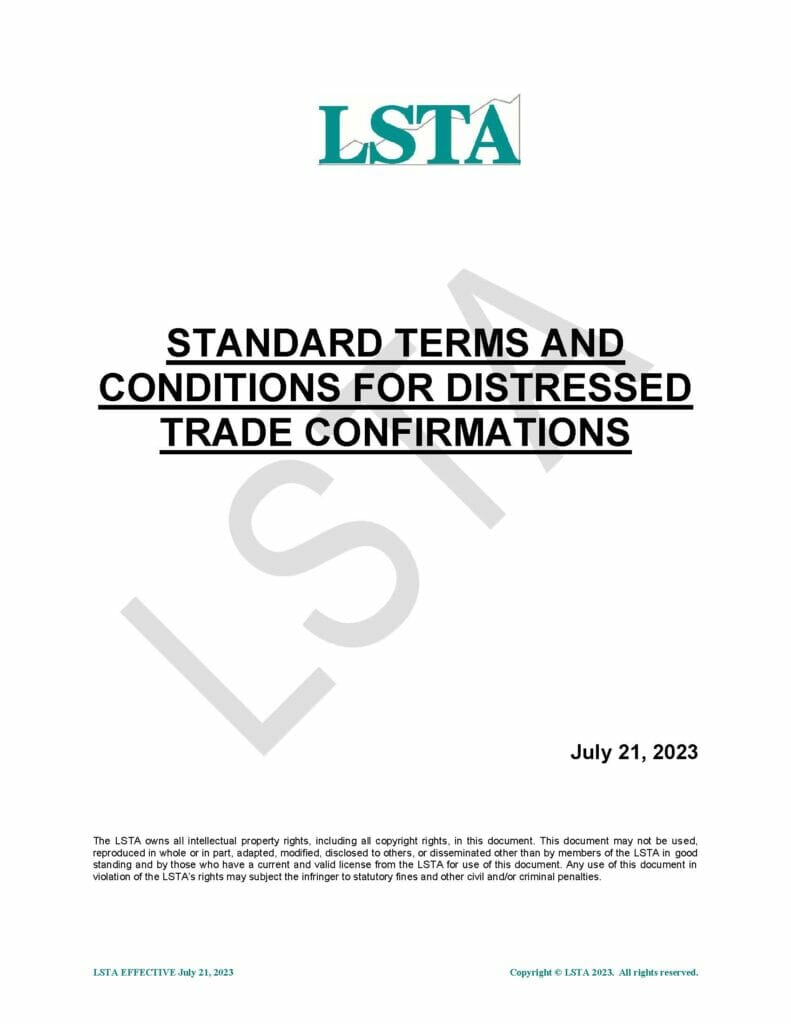 Distressed Confirmation STCs (July 21 2023)