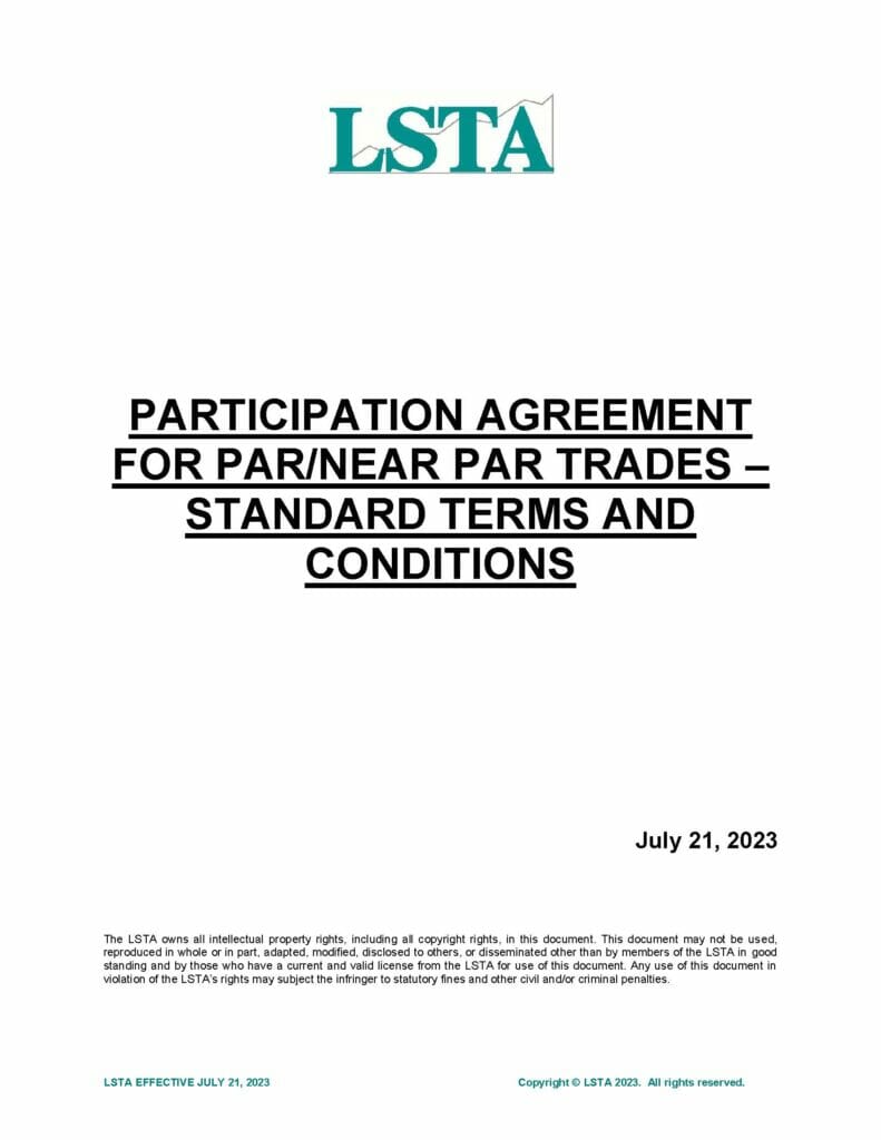 Par Participation Agreement STCs (July 21 2023)
