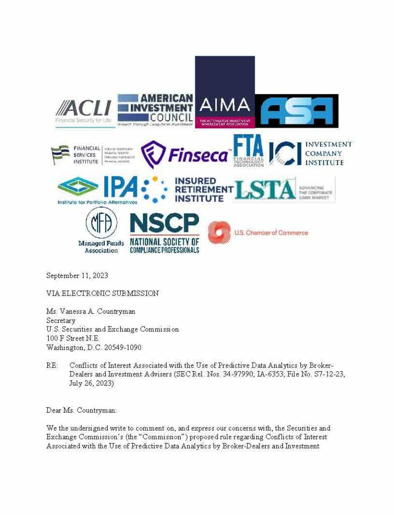Trade Associations PDA Comment Letter Final