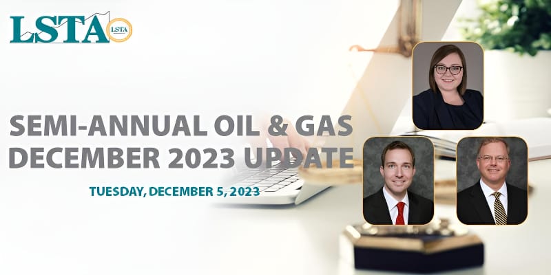 Oil & Gas December 2023 Update (December 5 2023)
