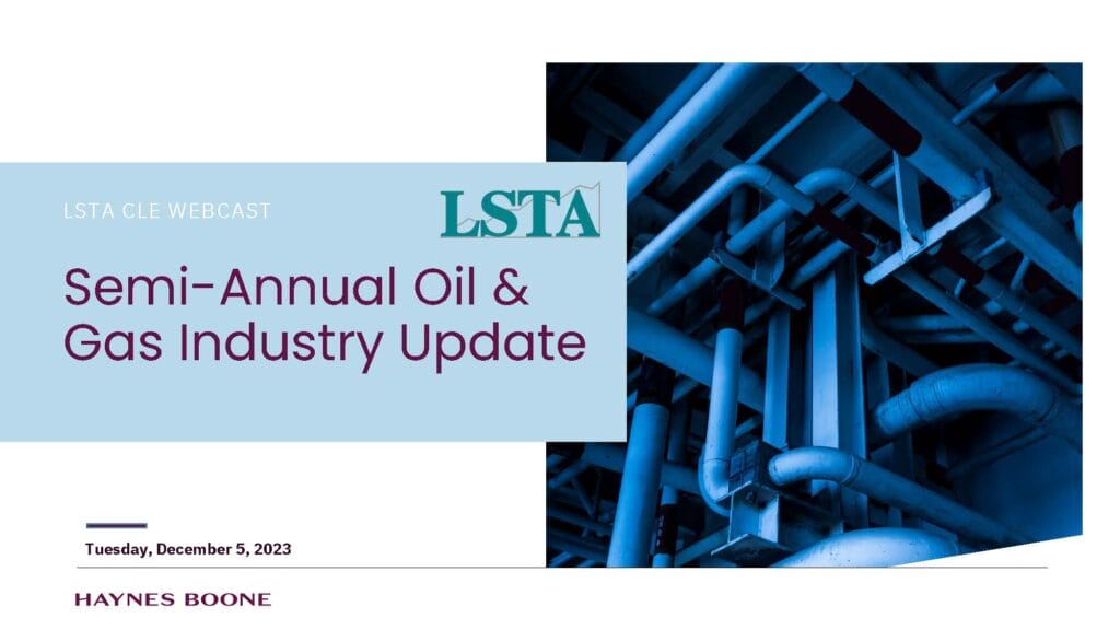 Cover Semi-Annual Oil & Gas Industry Update - December 2023_Presentation