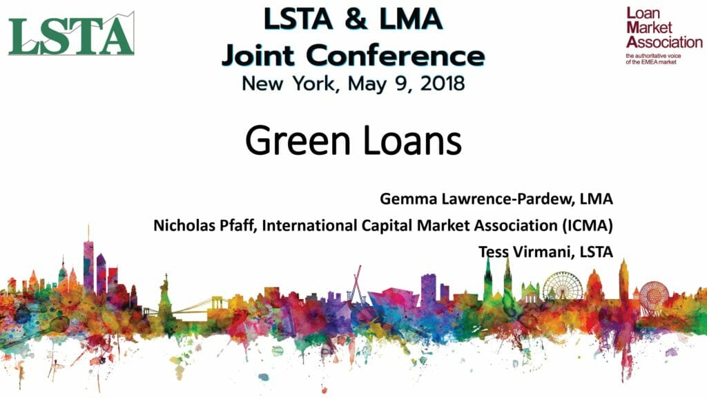 Green Loans - LSTA