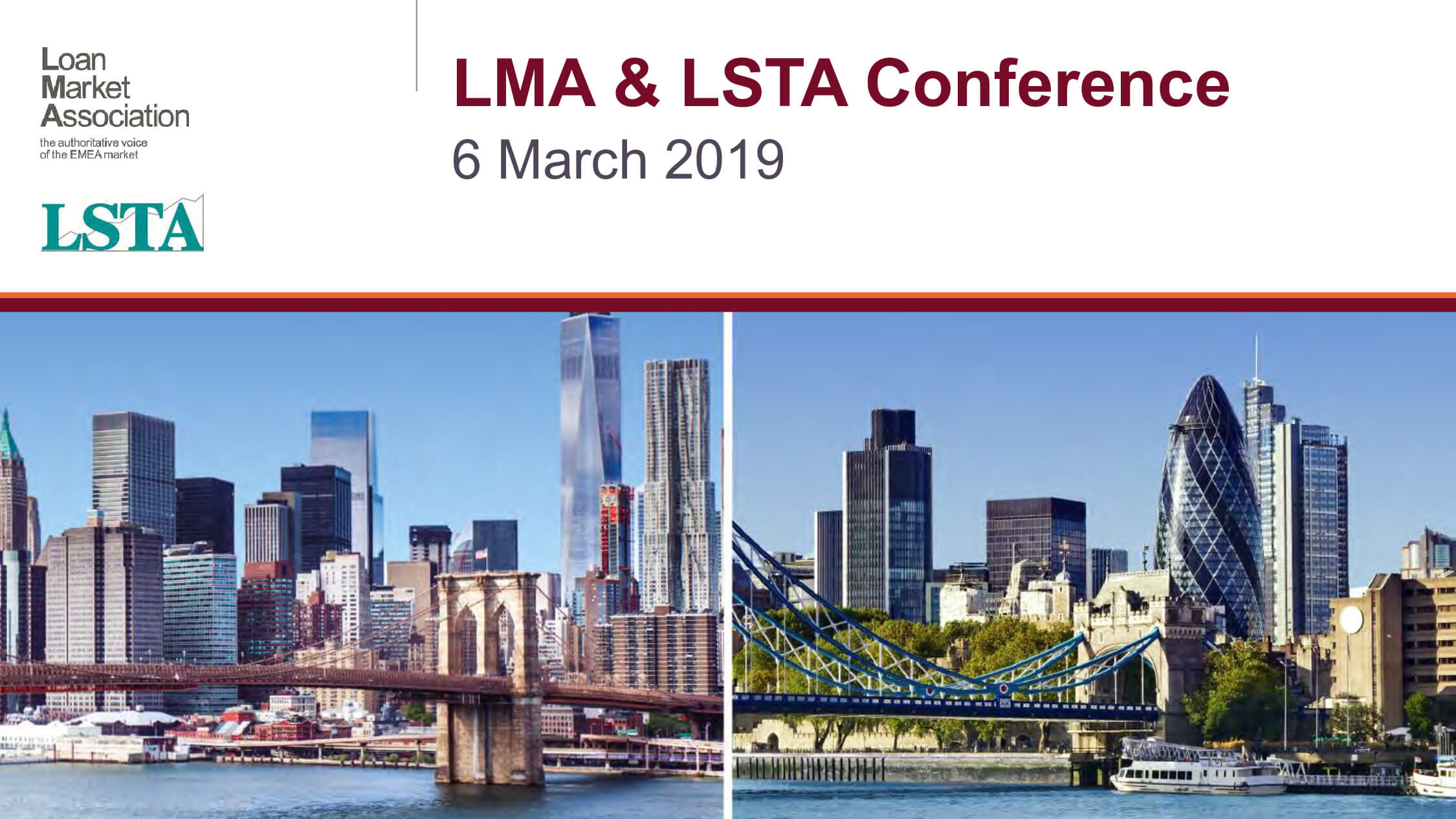 LSTA and LMA Joint Conference in London Presentations LSTA